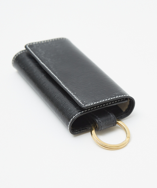 WHITE HOUSE COX（ホワイトハウスコックス）の「【WHITE HOUSE COX/ホワイトハウスコックス】S9692KEY CASE WITH RING / REGENT BRIDLE/キーケース/牛革【WEB限定】（キーケース/キーアクセサリー・メンズ・ブラック系その他/ブラック系その他2/ネイビー/イエロー・フリー）」の15枚目の写真