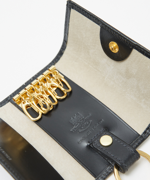 WHITE HOUSE COX（ホワイトハウスコックス）の「【WHITE HOUSE COX/ホワイトハウスコックス】S9692KEY CASE WITH RING / REGENT BRIDLE/キーケース/牛革【WEB限定】（キーケース/キーアクセサリー・メンズ・ブラック系その他/ブラック系その他2/ネイビー/イエロー・フリー）」の20枚目の写真