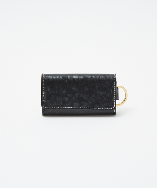 WHITE HOUSE COX（ホワイトハウスコックス）の「【WHITE HOUSE COX/ホワイトハウスコックス】S9692KEY CASE WITH RING / REGENT BRIDLE/キーケース/牛革【WEB限定】（キーケース/キーアクセサリー・メンズ・ブラック系その他/ブラック系その他2/ネイビー/イエロー・フリー）」の22枚目の写真