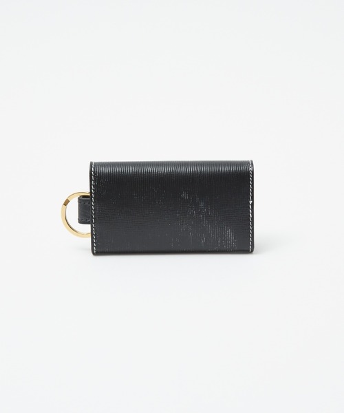 WHITE HOUSE COX（ホワイトハウスコックス）の「【WHITE HOUSE COX/ホワイトハウスコックス】S9692KEY CASE WITH RING / REGENT BRIDLE/キーケース/牛革【WEB限定】（キーケース/キーアクセサリー・メンズ・ブラック系その他/ブラック系その他2/ネイビー/イエロー・フリー）」の6枚目の写真