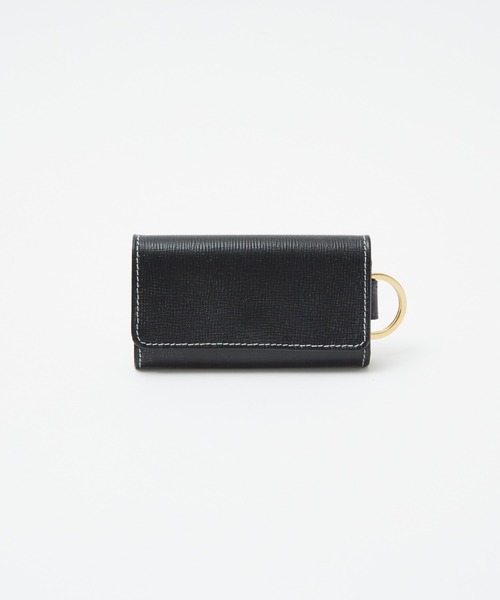 WHITE HOUSE COX（ホワイトハウスコックス）の「【WHITE HOUSE COX/ホワイトハウスコックス】S9692KEY CASE WITH RING / REGENT BRIDLE/キーケース/牛革【WEB限定】（キーケース/キーアクセサリー・メンズ・ブラック系その他/ブラック系その他2/ネイビー/イエロー・フリー）」の12枚目の写真