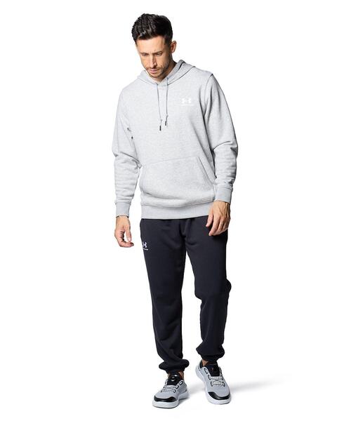 UNDER ARMOUR(アンダーアーマー)の「UAエッセンシャルテリー フーディー(トレーニング/メンズ)(スウェット・メンズ・グレー・M/L/XL/2XL/S/3XL)」の3枚目の写真