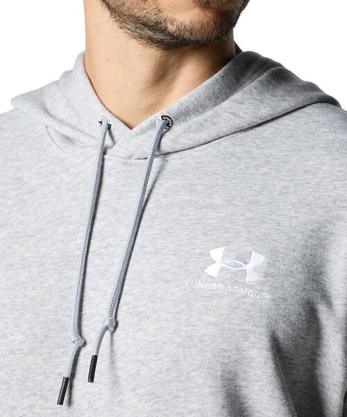 UNDER ARMOUR(アンダーアーマー)の「UAエッセンシャルテリー フーディー(トレーニング/メンズ)(スウェット・メンズ・グレー・M/L/XL/2XL/S/3XL)」の5枚目の写真