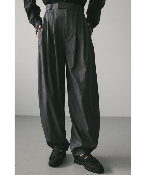 STYLEMIXER(スタイルミキサー)の「ワイドタックフォルムパンツ(その他パンツ・レディース・グレー/ブラック/ライトベージュ・SMALL/MEDIUM)」の14枚目の写真