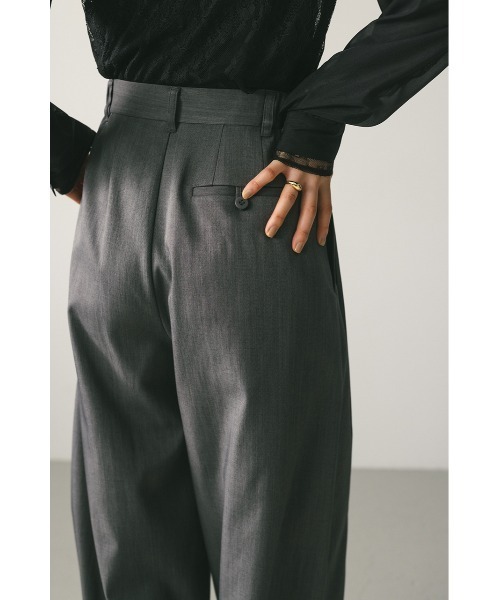 STYLEMIXER(スタイルミキサー)の「ワイドタックフォルムパンツ(その他パンツ・レディース・グレー/ブラック/ライトベージュ・SMALL/MEDIUM)」の18枚目の写真