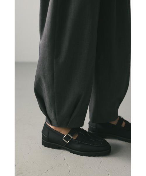 STYLEMIXER(スタイルミキサー)の「ワイドタックフォルムパンツ(その他パンツ・レディース・グレー/ブラック/ライトベージュ・SMALL/MEDIUM)」の20枚目の写真