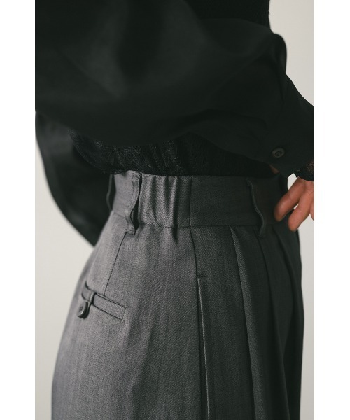 STYLEMIXER(スタイルミキサー)の「ワイドタックフォルムパンツ(その他パンツ・レディース・グレー/ブラック/ライトベージュ・SMALL/MEDIUM)」の21枚目の写真