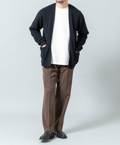 URBAN RESEARCH ROSSO MEN（アーバンリサーチロッソメン）の「変形カノコトッパーニットカーディガン（カーディガン/ボレロ・メンズ・ライトグレー/ネイビー/ブラック・LARGE/MEDIUM）」の14枚目の写真