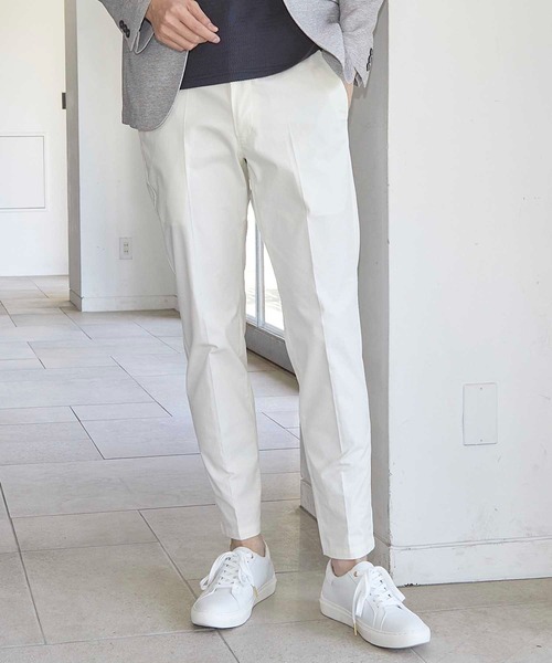 UNION STATION(ユニオンステーション)の「N/Cスラブストレッチスラックス(スラックス・メンズ・ネイビー/ホワイト・S/M/L/LL)」の2枚目の写真