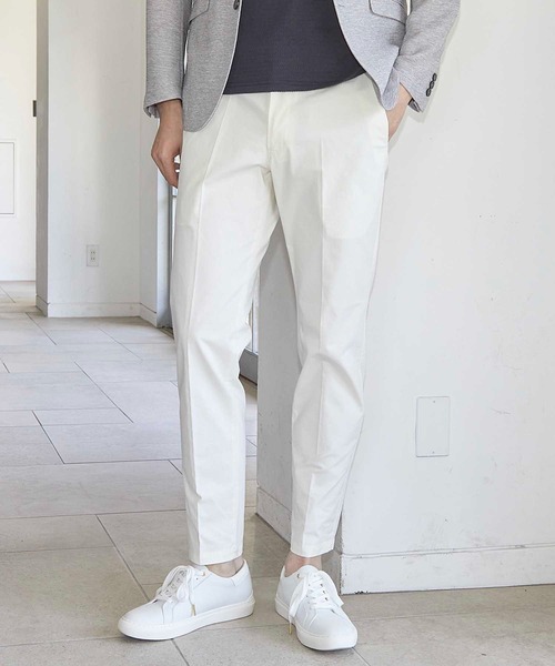 UNION STATION(ユニオンステーション)の「N/Cスラブストレッチスラックス(スラックス・メンズ・ネイビー/ホワイト・S/M/L/LL)」の3枚目の写真