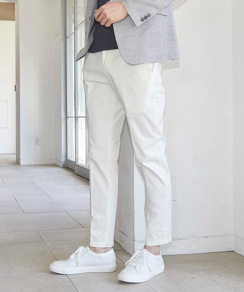 UNION STATION(ユニオンステーション)の「N/Cスラブストレッチスラックス(スラックス・メンズ・ネイビー/ホワイト・S/M/L/LL)」の4枚目の写真