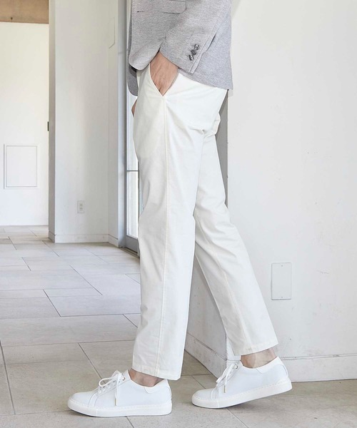 UNION STATION(ユニオンステーション)の「N/Cスラブストレッチスラックス(スラックス・メンズ・ネイビー/ホワイト・S/M/L/LL)」の5枚目の写真