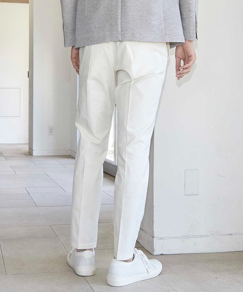 UNION STATION(ユニオンステーション)の「N/Cスラブストレッチスラックス(スラックス・メンズ・ネイビー/ホワイト・S/M/L/LL)」の6枚目の写真