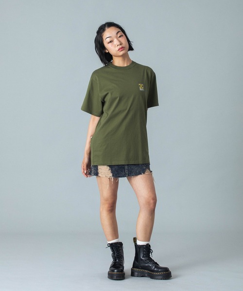 X-girl（エックスガール）の「DISTRESSED DENIM MINI SKIRT（デニムスカート・レディース・ブラック/ライトインディゴブルー・S/M）」の22枚目の写真