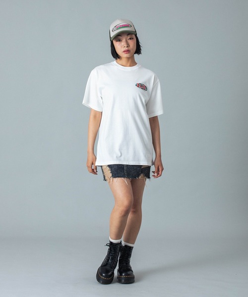 セール】DISTRESSED DENIM MINI SKIRT（デニムスカート）｜X