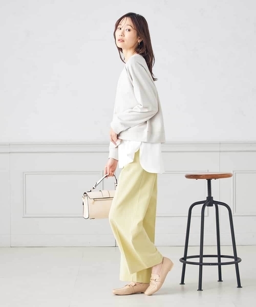 a.v.v（アーヴェヴェ）の「ラメ裏毛スウェット（スウェット・レディース・グレー/グレー系その他・36/40/38）」の7枚目の写真