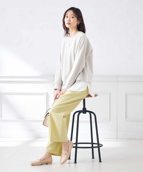 a.v.v（アーヴェヴェ）の「ラメ裏毛スウェット（スウェット・レディース・グレー/グレー系その他・36/40/38）」の8枚目の写真