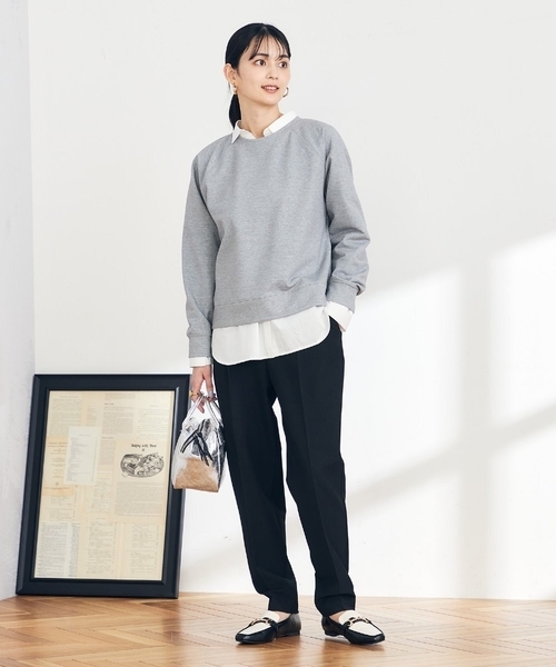 a.v.v（アーヴェヴェ）の「ラメ裏毛スウェット（スウェット・レディース・グレー/グレー系その他・36/40/38）」の19枚目の写真