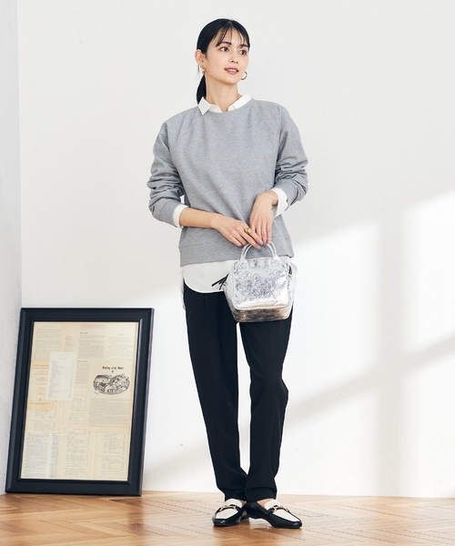 a.v.v（アーヴェヴェ）の「ラメ裏毛スウェット（スウェット・レディース・グレー/グレー系その他・36/40/38）」の20枚目の写真