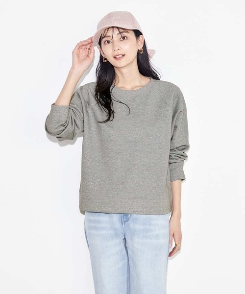 a.v.v（アーヴェヴェ）の「ラメ裏毛スウェット（スウェット・レディース・グレー/グレー系その他・36/40/38）」の22枚目の写真