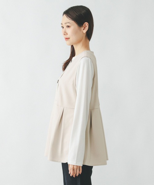 LATOJA新商品 GLOBAL WORK（グローバルワーク）の「ペプラムベスト/147542（ベスト