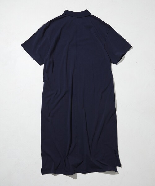 Firsthand（ファーストハンド）の「MA Firsthand/マ ファーストハンド BASIC LOGO POLO ONEPIECE / ベーシック ロゴ ワンポイント刺繍  ポロワンピース / 半袖ポロ ロングワンピース（ワンピース・レディース・ブラウン/ホワイト/ネイビー・FREE）」の12枚目の写真