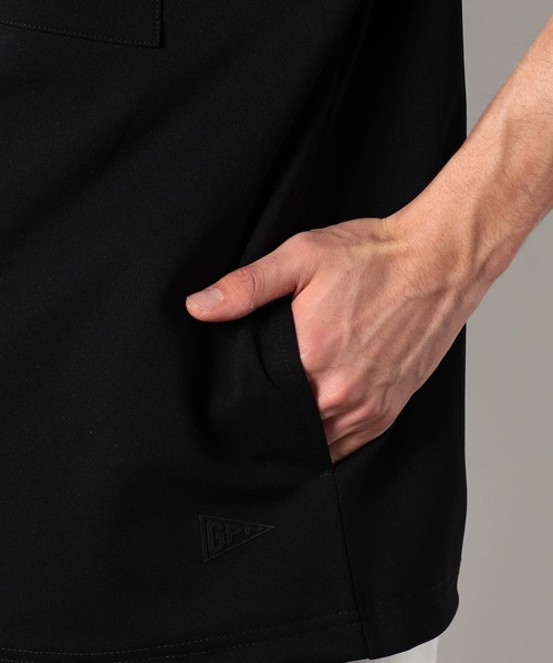 Grand PARK（グランドパーク）の「圧縮マイクロカノコ半袖パーカー（パーカー・メンズ・ネイビー/ホワイト/ブラック・MEDIUM/LARGE/X-LARGE）」の10枚目の写真