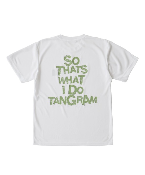 TANGRAM(タングラム)の「ZOZOTOWN 限定 DRY TOUCH GRAFFITI TEE(Tシャツ/カットソー・メンズ・ホワイト/ライトカーキ/ブラック・S/M/L/XL)」の1枚目の写真