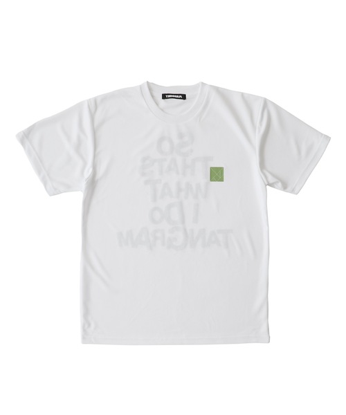 TANGRAM(タングラム)の「ZOZOTOWN 限定 DRY TOUCH GRAFFITI TEE(Tシャツ/カットソー・メンズ・ホワイト/ライトカーキ/ブラック・S/M/L/XL)」の4枚目の写真