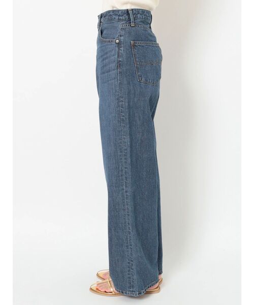 Ungrid(アングリッド)の「ハイウエストオーガニックコットンルーズデニム(デニムパンツ・レディース・ブルー・24inch/25inch/26inch)」の3枚目の写真