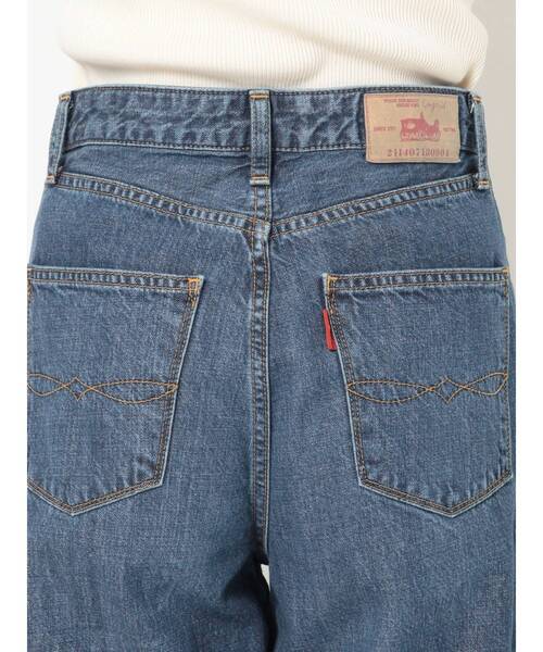 Ungrid(アングリッド)の「ハイウエストオーガニックコットンルーズデニム(デニムパンツ・レディース・ブルー・24inch/25inch/26inch)」の6枚目の写真