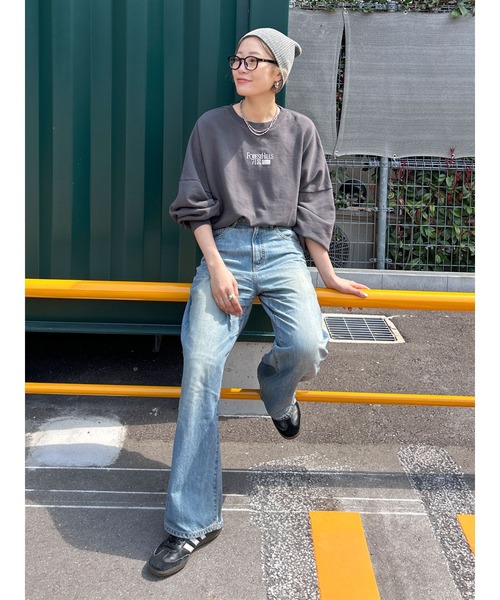 Ungrid(アングリッド)の「ハイウエストオーガニックコットンルーズデニム(デニムパンツ・レディース・ブルー・24inch/25inch/26inch)」の21枚目の写真