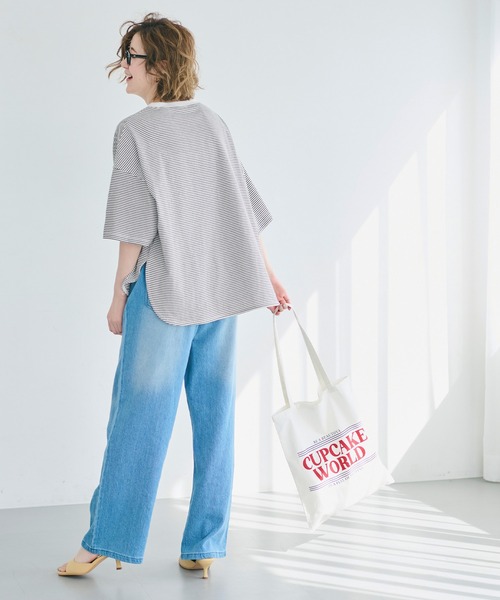 coca（coca）（コカ）の「OE天竺5分袖ビッグTシャツ（Tシャツ/カットソー・レディース・B/A・S/XL/M/L）」の14枚目の写真