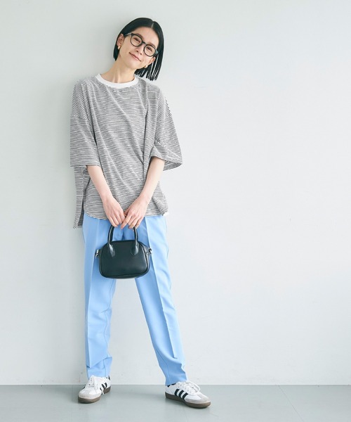 coca（coca）（コカ）の「OE天竺5分袖ビッグTシャツ（Tシャツ/カットソー・レディース・B/A・S/XL/M/L）」の16枚目の写真