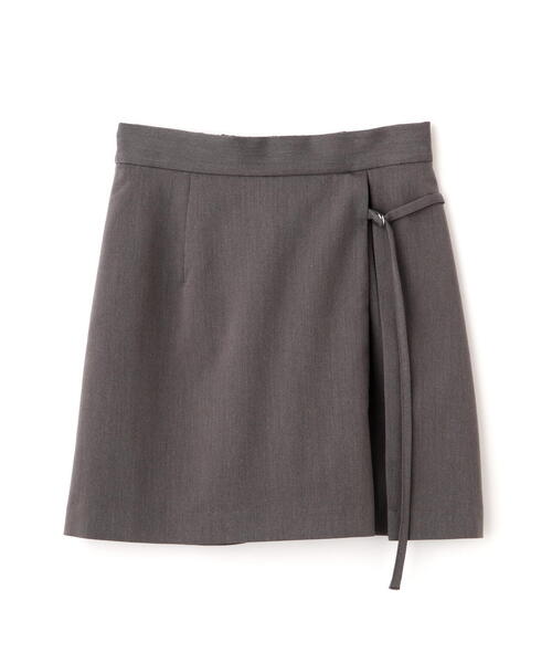 FREE'S MART(フリーズマート)の「◆インナーパンツ付きラップ風ミニスカート(スカート・レディース・ベージュ系その他/グレー/ブラック・SMALL/MEDIUM)」の15枚目の写真