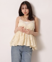 Mystrada（マイストラーダ）の「レースティアードキャミ（シャツ