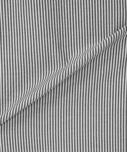 LANVIN en Bleu（ランバンオンブルー）の「シアサッカー素材 7分袖 スキッパーシャツ（シャツ/ブラウス・メンズ・ブルー/ブラック・46/48/50/52）」の16枚目の写真