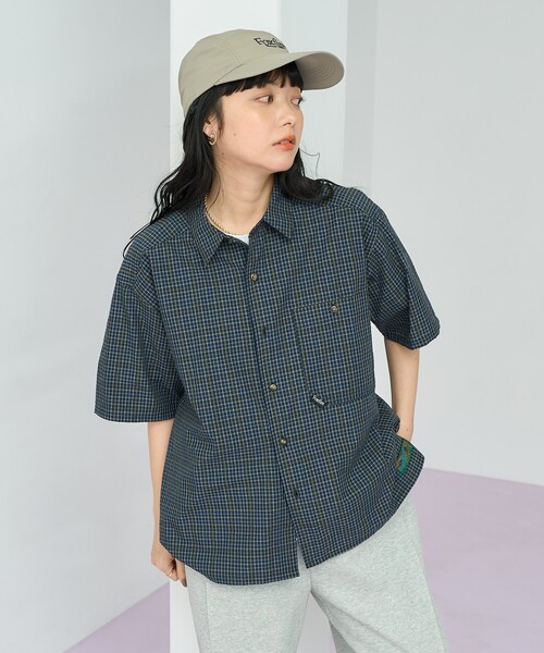 ブラウス シャツ Foxfire × FREAK'S STORE/フォックスファイヤー別注Pucker Short Sleeve Shirts/パッカ セール】Foxfire × FREAK'S STORE/フォックスファイヤー別注