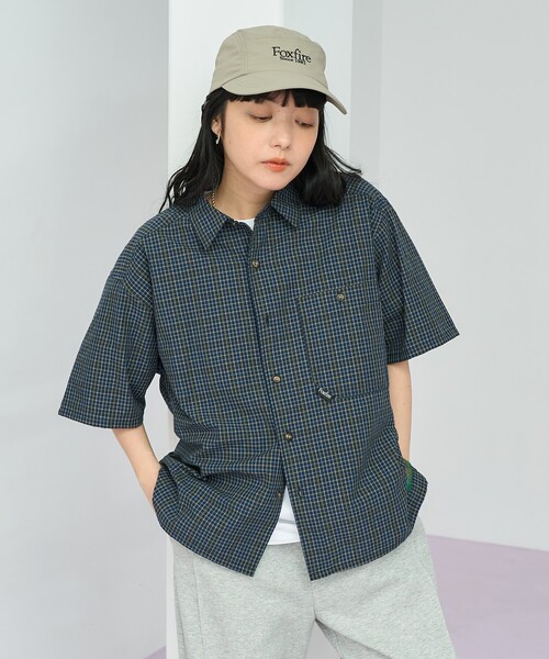 ブラウス シャツ Foxfire × FREAK'S STORE/フォックスファイヤー別注Pucker Short Sleeve Shirts/パッカ セール】Foxfire × FREAK'S STORE/フォックスファイヤー別注