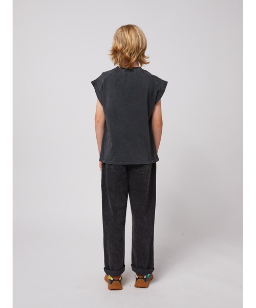 BOBO CHOSES(ボボショーズ)の「Joy Is sleveless T-shirt(Tシャツ/カットソー・キッズ・ブラック・100/110/120/130)」の8枚目の写真