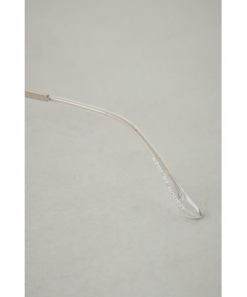 AZUL by moussy（アズールバイマウジー）の「メタルフレームアイウェア（メガネ・レディース・クリア/ブラウン・FREE）」の3枚目の写真