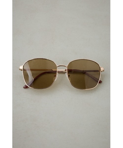 AZUL by moussy（アズールバイマウジー）の「メタルフレームアイウェア（メガネ・レディース・クリア/ブラウン・FREE）」の17枚目の写真