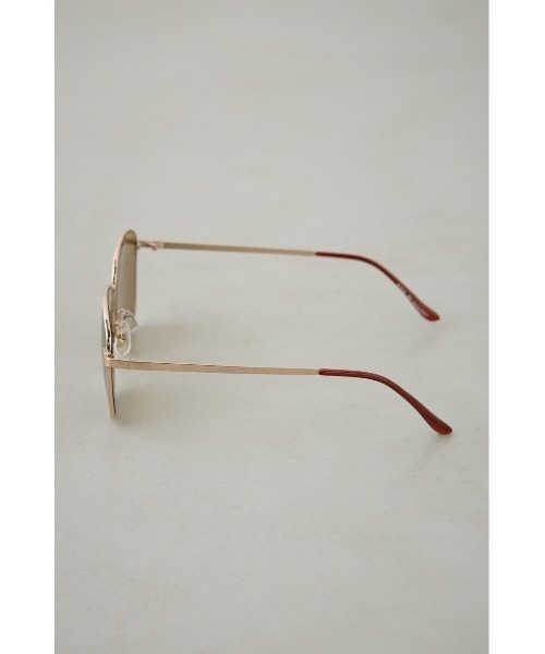 AZUL by moussy（アズールバイマウジー）の「メタルフレームアイウェア（メガネ・レディース・クリア/ブラウン・FREE）」の15枚目の写真