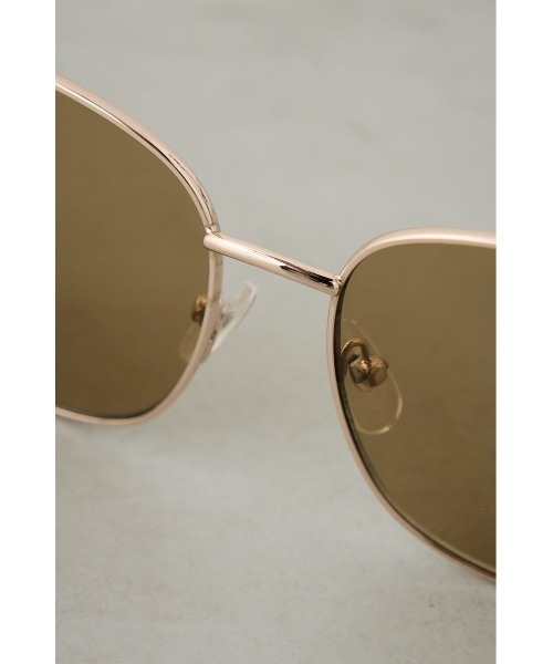 AZUL by moussy（アズールバイマウジー）の「メタルフレームアイウェア（メガネ・レディース・クリア/ブラウン・FREE）」の12枚目の写真