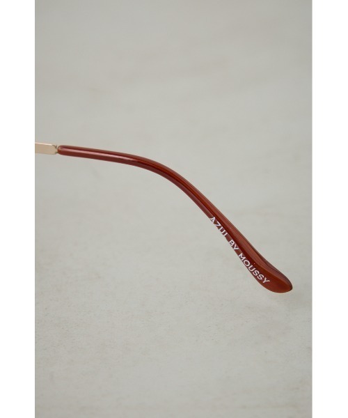 AZUL by moussy（アズールバイマウジー）の「メタルフレームアイウェア（メガネ・レディース・クリア/ブラウン・FREE）」の11枚目の写真