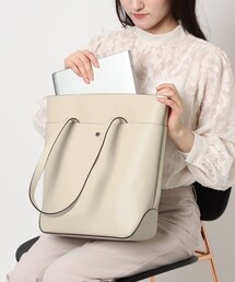 かるいかばん PC収納付き縦型トート