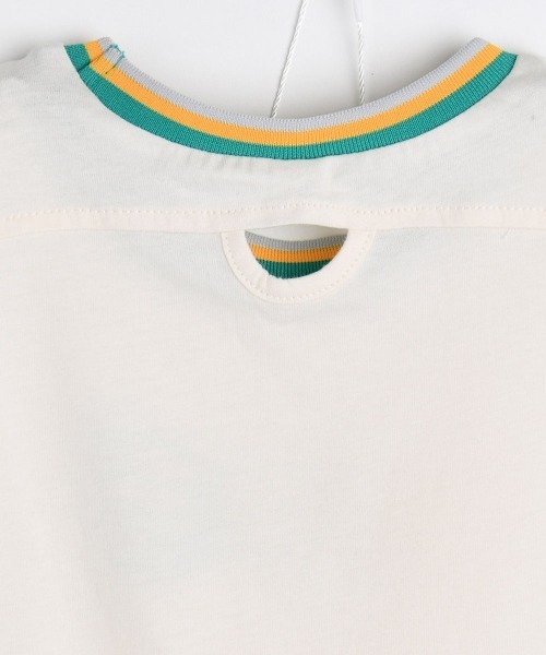 moimoln(モイモルン)の「ウェイルノースリーブ(Tシャツ/カットソー・キッズ・ブルー/クリーム・90cm/100cm/110cm/120cm/130cm)」の6枚目の写真