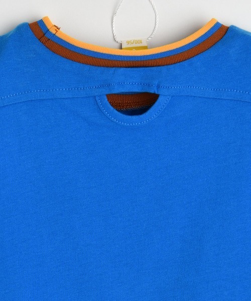 moimoln(モイモルン)の「ウェイルノースリーブ(Tシャツ/カットソー・キッズ・ブルー/クリーム・90cm/100cm/110cm/120cm/130cm)」の11枚目の写真