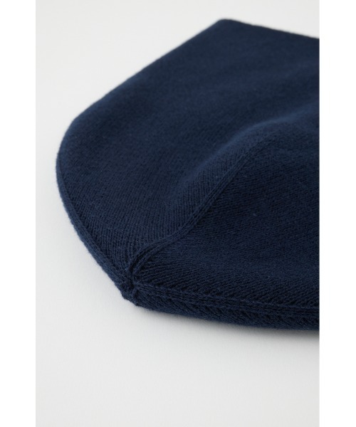 MOUSSY(マウジー)の「LOGO ビーニー(ニットキャップ/ビーニー・レディース・ネイビー/杢グレー・FREE)」の5枚目の写真