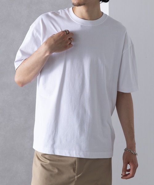 UNIVERSAL OVERALL(ユニバーサルオーバーオール)の「【UNIVERSAL OVERALL】UO 2PパックワイドヘビーウェイトショートスリーブTEE UVOP-002B(Tシャツ/カットソー・レディース・ブラック/グレー/ホワイト・S/M/L/XL)」の8枚目の写真